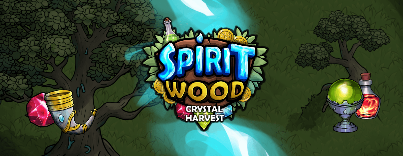 Spiritwood: Crystal Harvest magical forest