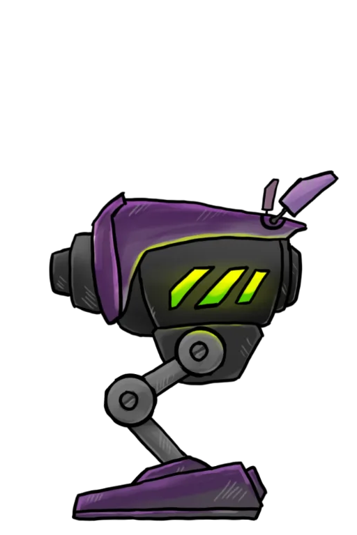 Turret character jumping
