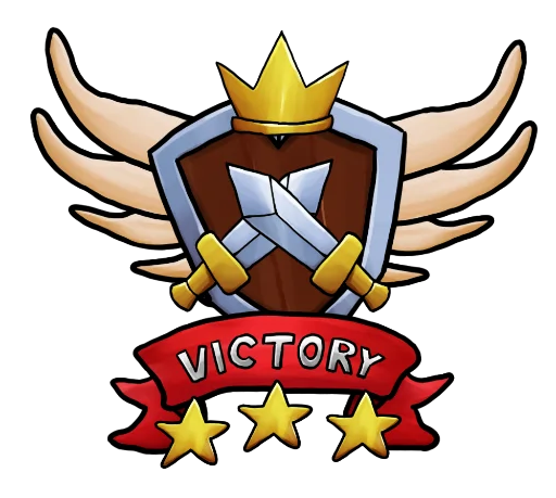 Victory emblem idle animation